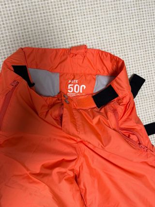 2 Pantalones Esquí Wedze Piste 500 Talla 14