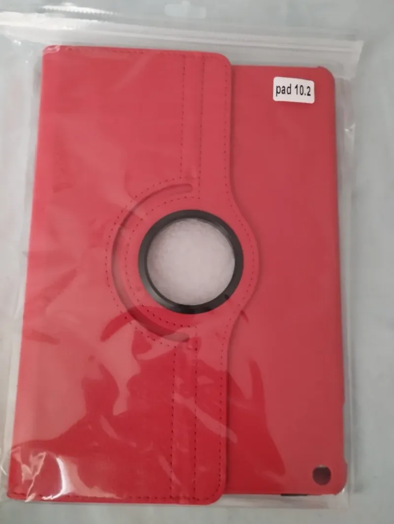 Funda giratoria para iPad 10.2 roja