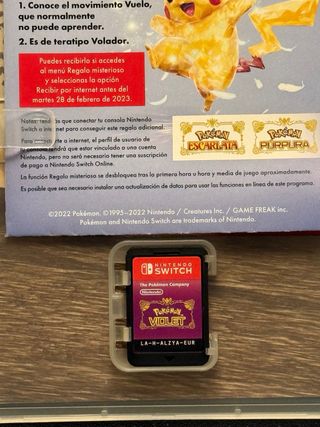 Pokemon Purpura Nintendo Switch RPG