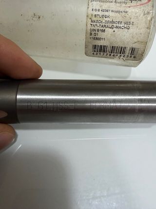 Macho de roscar B G1 NUEVO