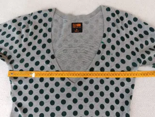 Maglione Sun68 Pois Grigio Verde Taglia XL