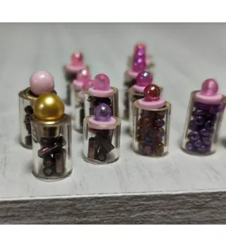 Boccette in miniatura, 10 x 1€. Da cm 1a cm 2.