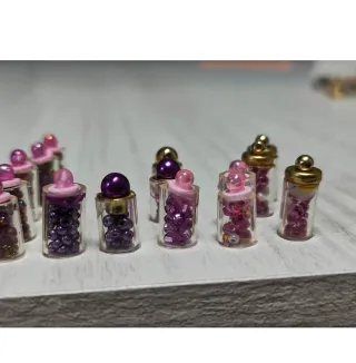 Boccette in miniatura, 10 x 1€. Da cm 1a cm 2.