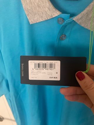Polo Boss azul celeste