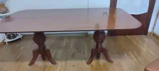 Mesa comedor abatible madera