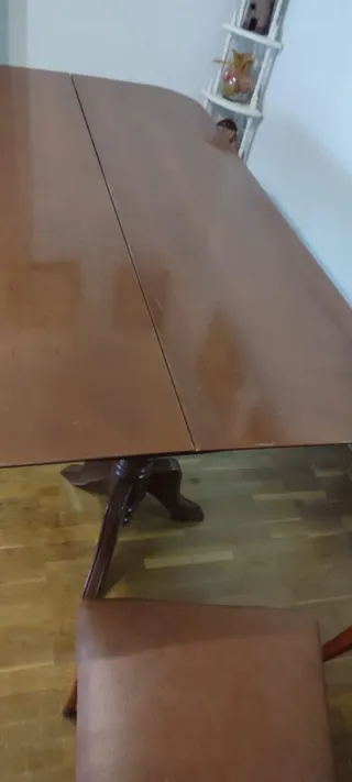 Mesa comedor abatible madera