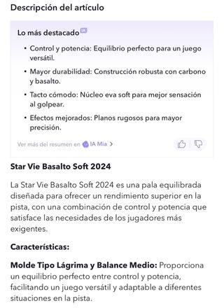 Pala Padel Starvie Basalto