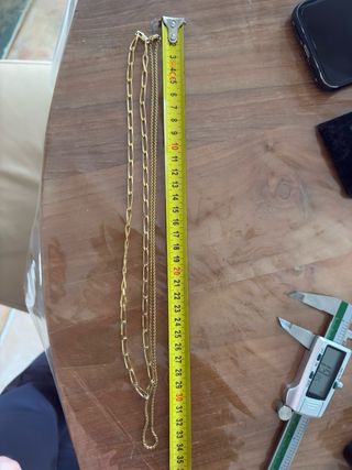 Cadena de oro macizo