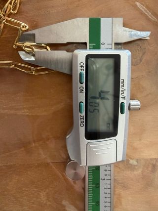 Cadena de oro macizo