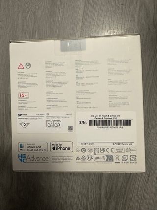 DJI Mini 4K Drone Cámara 4K UHD 01F1R9