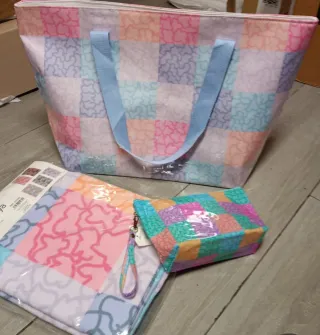 J.S ONDO Bolso y Toalla de Playa Microfibra