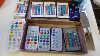 Lote mandos a distancia luces LED tofos por 5 euro