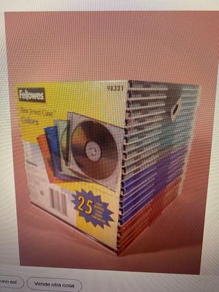 Pack 25 Cajas “Fellowes” Thin Jewel