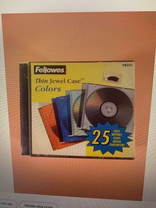 Pack 25 Cajas “Fellowes” Thin Jewel