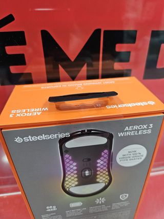 Ratón Gaming Steelseries Aerox 3 Wireless, Nuevo.
