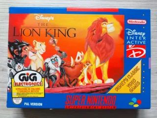 Juego el rey leon the lion king Snes pal nuevo
