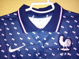 Polo Nike Francia Azul/Rosa