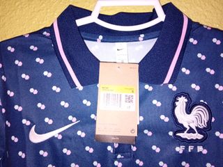 Polo Nike Francia Azul/Rosa