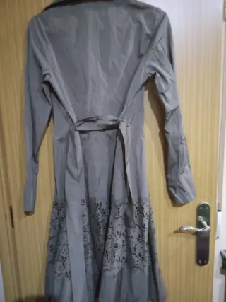 Gabardina S Beige/Gris