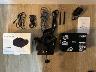 Gafas FPV Skyzone Cobra X V4 + Antenas + Mini HDMI