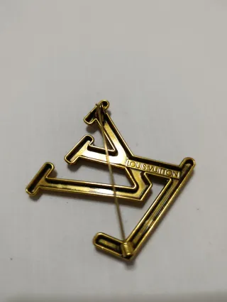 Broche Louis Vuitton Dorado