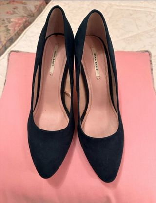 Zapatos de tacón negros Zara