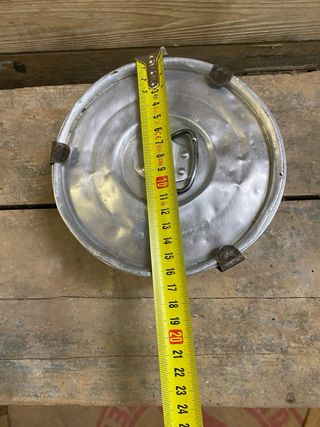 Conjunto cazo y tartera pastor antiguos