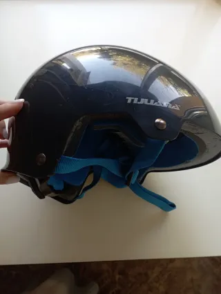 Patinete infantil morado + casco + protecciones