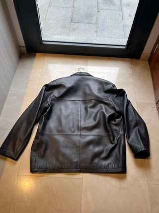 Chaqueta de cuero auténtico SERRA
