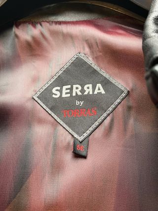 Chaqueta de cuero auténtico SERRA