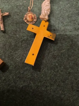 Colgante Cruz y Virgen