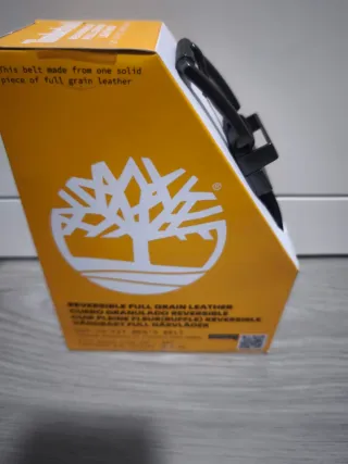 Cinturón Timberland Cuero Reversible Negro/Marrón