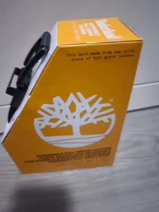 Cinturón Timberland Cuero Reversible Negro/Marrón