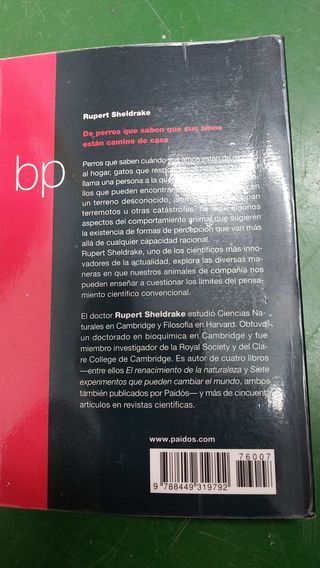 Libro - Perros que saben que sus amos están camino