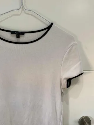 Blusa Massimo Dutti Blanca Talla S