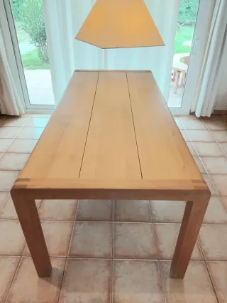 Mesa de comedor de madera Habitat