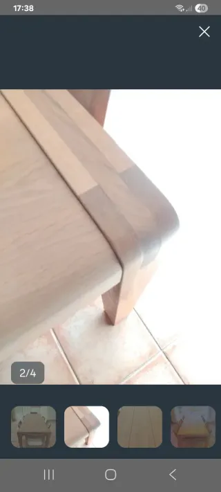 Mesa de comedor de madera Habitat