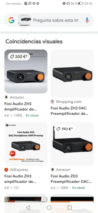 Fosi Audio ZH3 DAC & Amplificador Auriculares