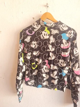Camisa Mickey Mouse Bershka Talla M
