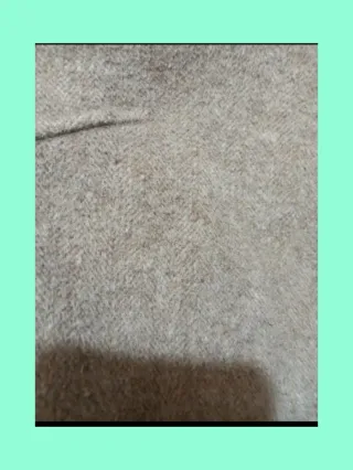 Abrigo paño mujer XL beige/gris