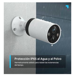 Cámara Vigilancia Tapo Inalámbrica Exterior 2K