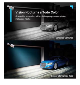 Cámara Vigilancia Tapo Inalámbrica Exterior 2K