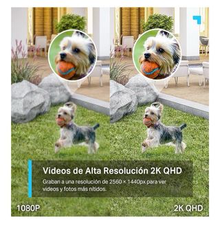 Cámara Vigilancia Tapo Inalámbrica Exterior 2K