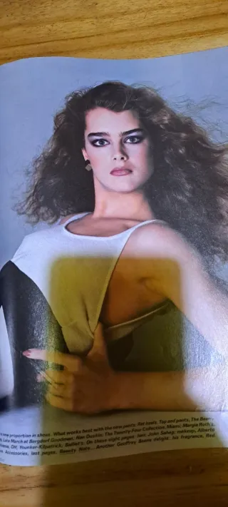 Vogue 1980 Brooke Shields