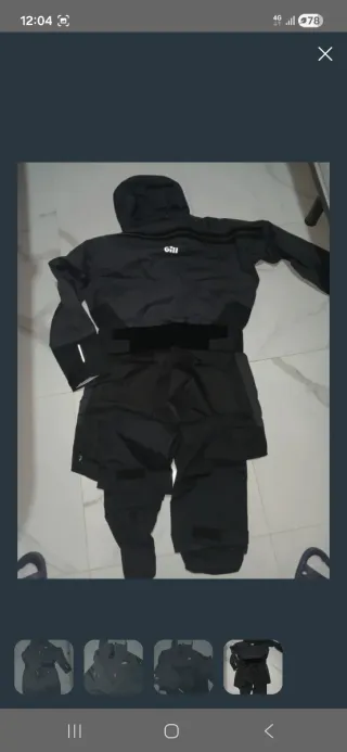 Traje seco Gill gris