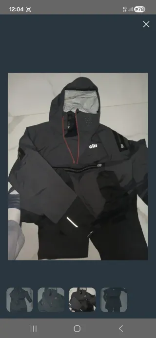 Traje seco Gill gris