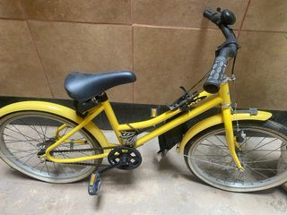 Bicicleta Amarilla Decathlon