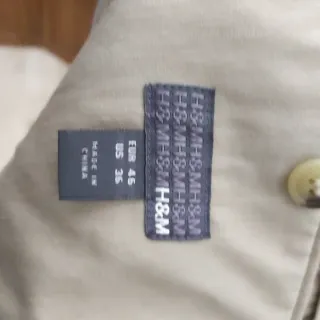 Chaqueta blazer H&M beige hombre