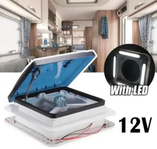 Ventilador Techo Autocaravana 12V LED