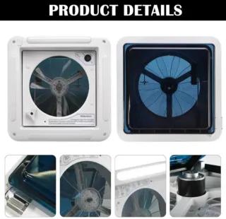 Ventilador Techo Autocaravana 12V LED